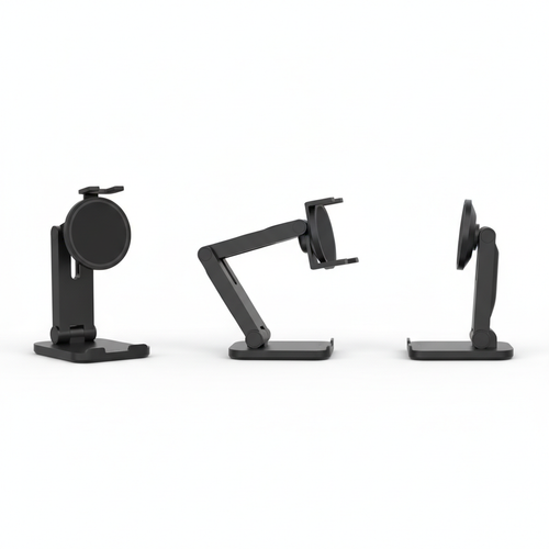 360 Adjustable Phone Stand White Background