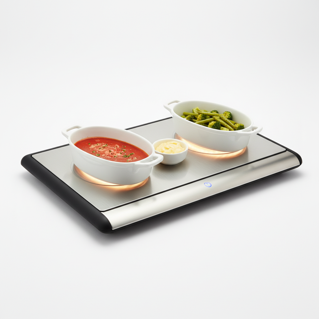 Electric Food Warming Mat – smart Foldable Food Warmer