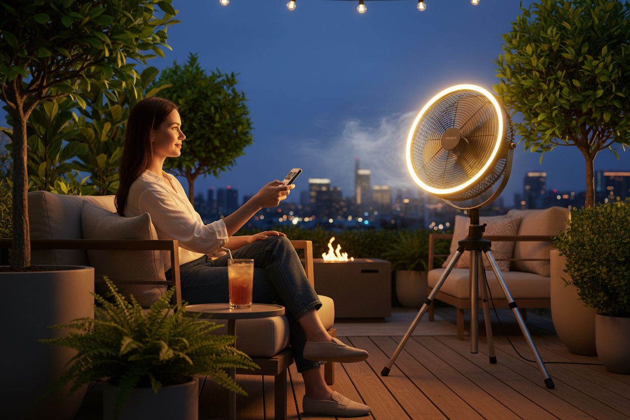 Portable Outdoor Fan F6 - Lifestyle