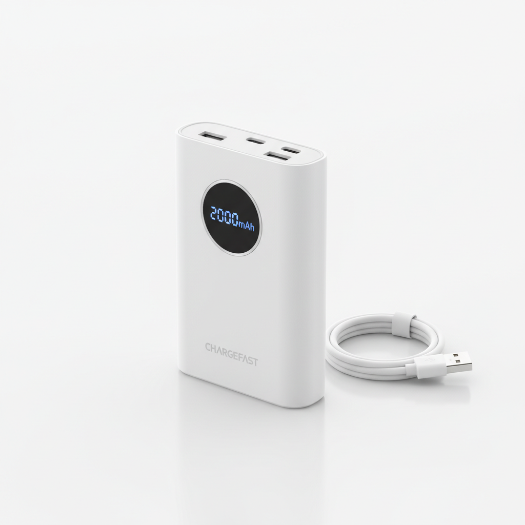 Power Bank - White Background